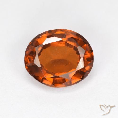 2.23ct Natürlicher Amber Orange Hessonit-Granat, Oval, VS-SI