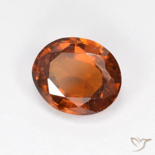 9,17 ctw natürlicher Amber Orange Hessonit-Granat, Oval, VS-SI