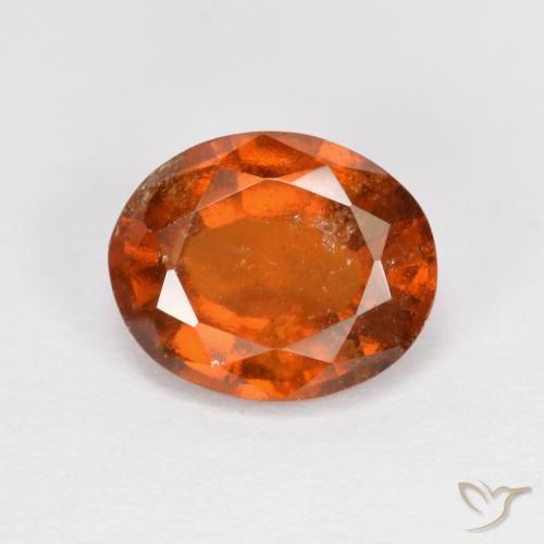 2.83ct Natürlicher Amber Orange Hessonit-Granat, Oval, VS-SI