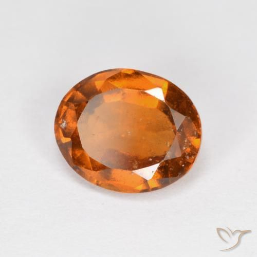 9,17 ctw natürlicher Mitteldunkles Orange Hessonit-Granat, Oval, VS-SI