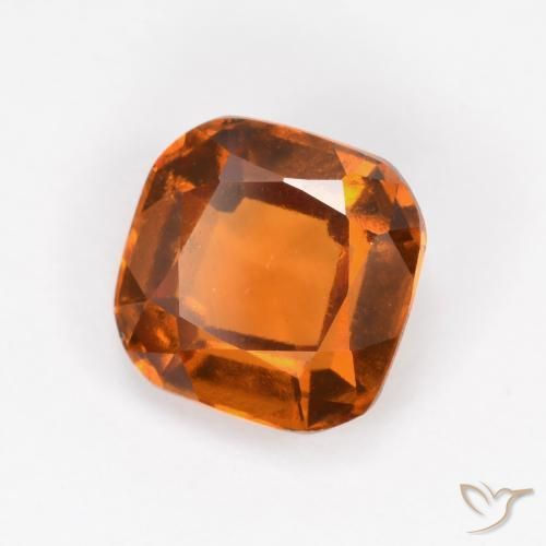 9,17 ctw natürlicher Mitteldunkles Orange Hessonit-Granat, Kissen, VVS-VS