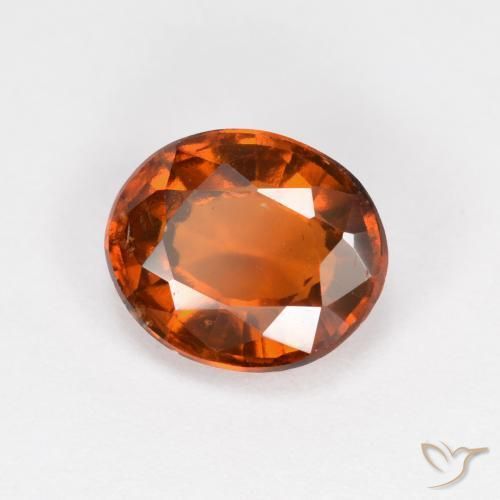 9,17 ctw natürlicher tieforange Hessonit-Granat, Oval, VS