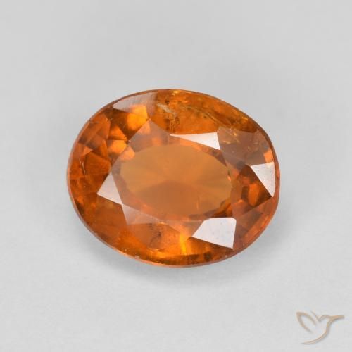 9,17 ctw natürlicher Mittelorange Hessonit-Granat, Oval, VS-SI