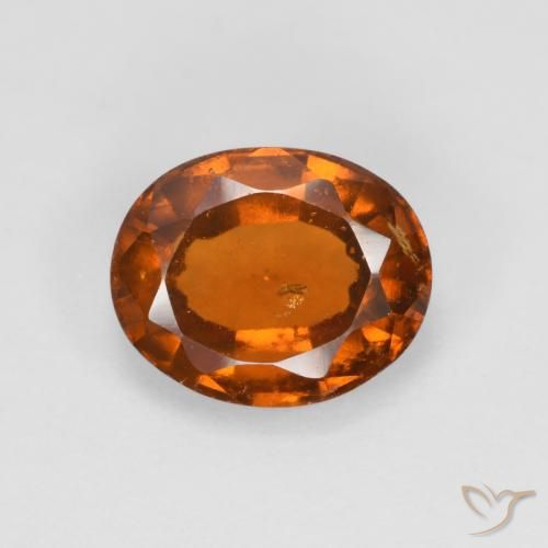 2.25ct Natürlicher Mitteldunkles Orange Hessonit-Granat, Oval, VS-SI