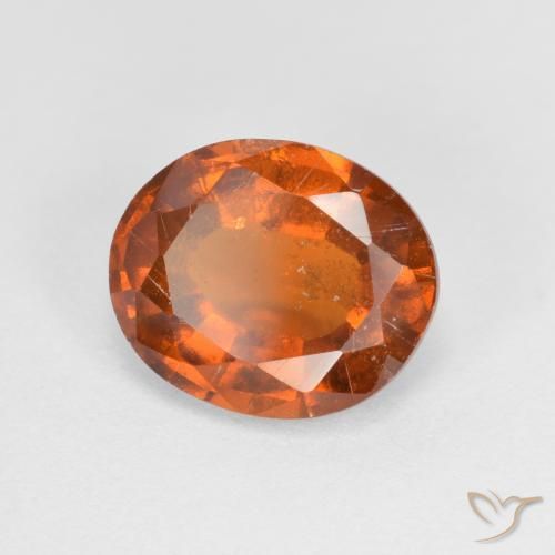 9,17 ctw natürlicher Mittelorange Hessonit-Granat, Oval, VS-SI