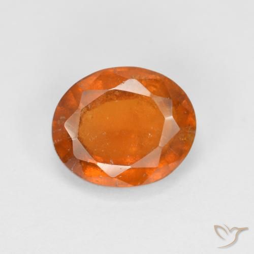 2.22ct Natürlicher tieforange Hessonit-Granat, Oval, VS-SI