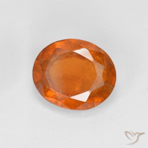 9,17 ctw natürlicher tieforange Hessonit-Granat, Oval, VS-SI