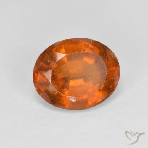 2.27ct Natürlicher Mittelorange Hessonit-Granat, Oval, VS-SI
