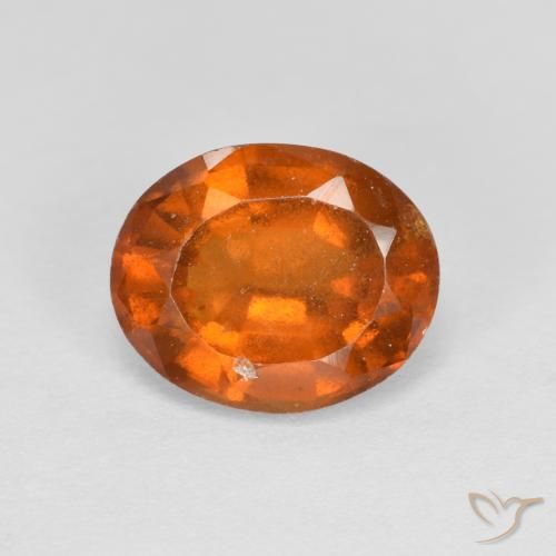 9,17 ctw natürlicher Mittelorange Hessonit-Granat, Oval, VS-SI