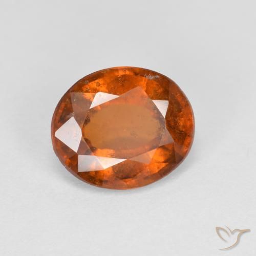 9,17 ctw natürlicher Amber Orange Hessonit-Granat, Oval, VS-SI