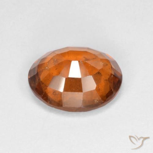 9,17 ctw natürlicher Mitteldunkles Orange Hessonit-Granat, Oval, VS-SI
