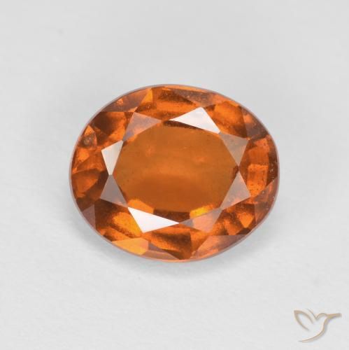 1.82ct Natürlicher tieforange Hessonit-Granat, Oval, VS