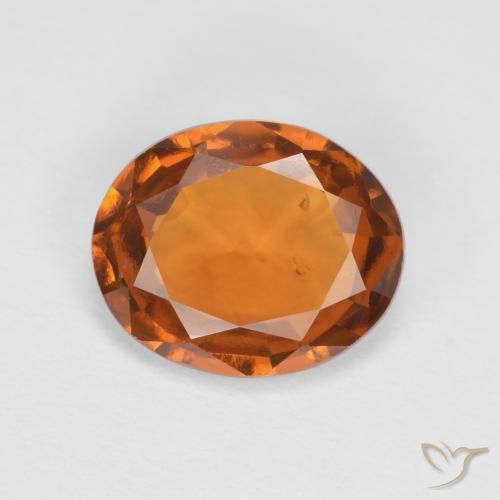 2.08ct Natürlicher Gelblich-orange Hessonit-Granat, Oval, VS