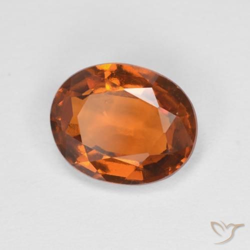 9,17 ctw natürlicher rötlich-orange Hessonit-Granat, Oval, VS