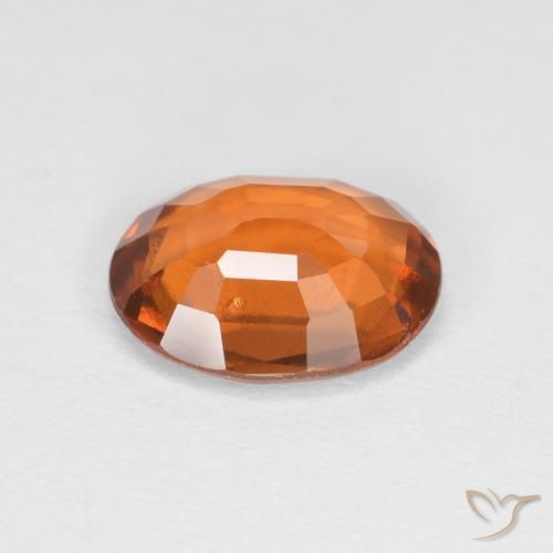 9,17 ctw natürlicher rötlich-orange Hessonit-Granat, Oval, VS