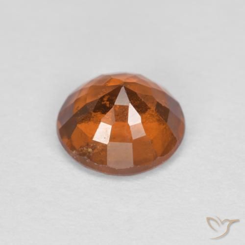 9,17 ctw natürlicher Mitteldunkles Orange Hessonit-Granat, Runden, VS