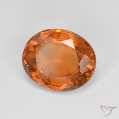 9,17 ctw natürlicher Mittelorange Hessonit-Granat, Oval, VS