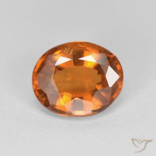 1.56ct Natürlicher Gelblich-orange Hessonit-Granat, Oval, VS