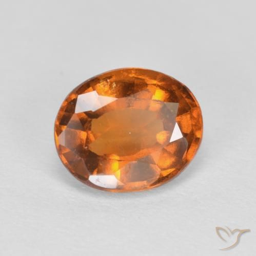 9,17 ctw natürlicher Gelblich-orange Hessonit-Granat, Oval, VS