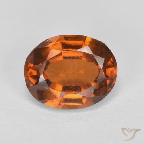 9,17 ctw natürlicher tieforange Hessonit-Granat, Oval, VS