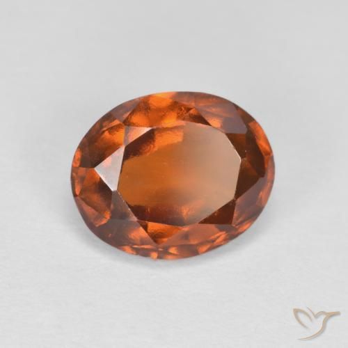 1.57ct Natürlicher Amber Orange Hessonit-Granat, Oval, VS