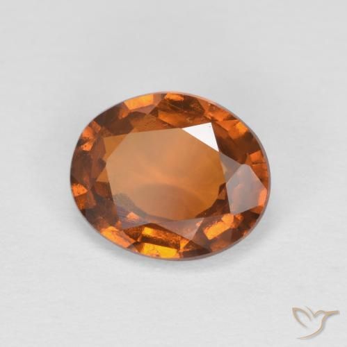 9,17 ctw natürlicher Mittelorange Hessonit-Granat, Oval, VS