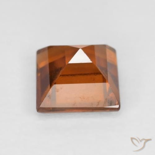 9,17 ctw natürlicher Gelblich-orange Hessonit-Granat, Quadrat, VS