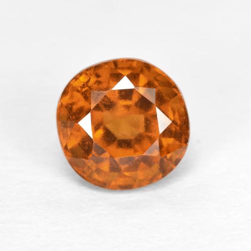 1,15 ctw natürlicher orangefarbener Hessonit, Rundschliff, VS