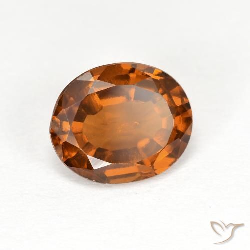 9,17 ctw natürlicher Mittelorange Hessonit-Granat, Oval, VS