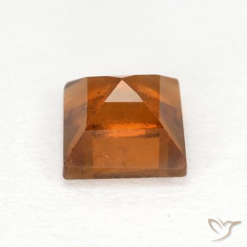 9,17 ctw natürlicher tieforange Hessonit-Granat, Quadrat, VS