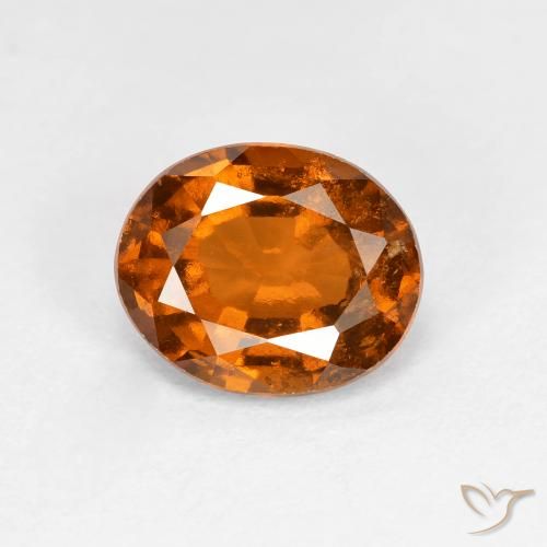 1.97ct Natürlicher tieforange Hessonit-Granat, Oval, VS-SI