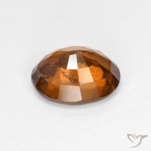 9,17 ctw natürlicher Dunkelorange Hessonit-Granat, Oval, VS-SI