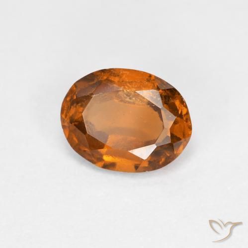 9,17 ctw natürlicher Gelblich-orange Hessonit-Granat, Oval, VS
