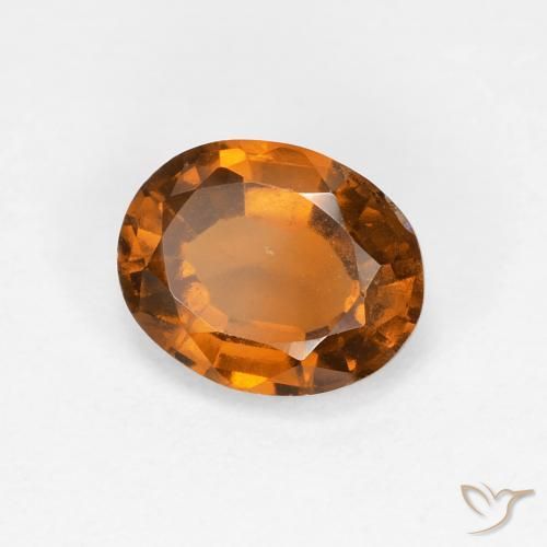 9,17 ctw natürlicher Mittelorange Hessonit-Granat, Oval, VS