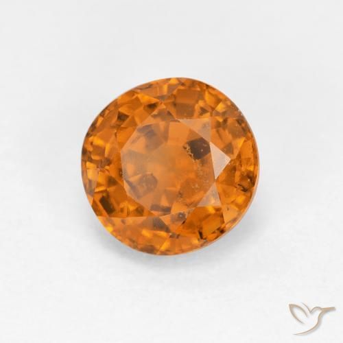 9,17 ctw natürlicher Gelblich-orange Hessonit-Granat, Runden, VS