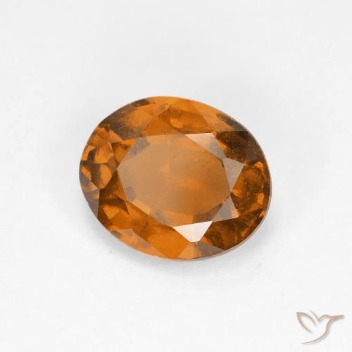 9,17 ctw natürlicher Mittelorange Hessonit-Granat, Oval, VS