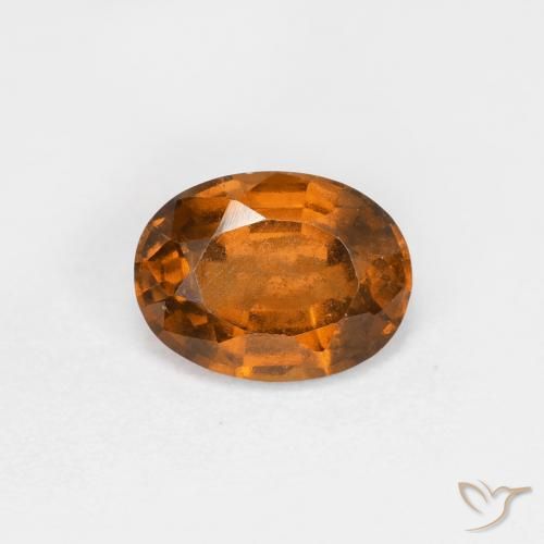 1.16ct Natürlicher Erde Orange Hessonit-Granat, Oval, VS