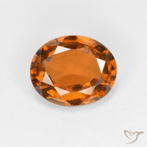 2.03ct Natürlicher Gelblich-orange Hessonit-Granat, Oval, VS