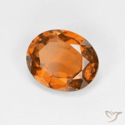 9,17 ctw natürlicher Gelblich-orange Hessonit-Granat, Oval, VS