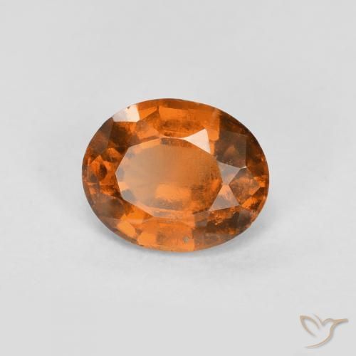 9,17 ctw natürlicher Mittelorange Hessonit-Granat, Oval, VS