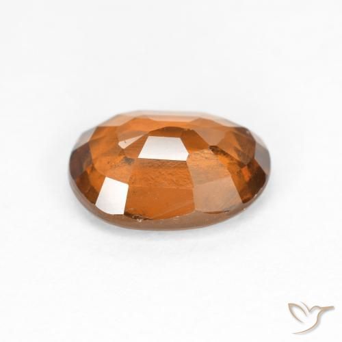 9,17 ctw natürlicher Mitteldunkles Orange Hessonit-Granat, Oval, VS