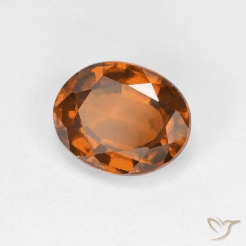 9,17 ctw natürlicher Mittelorange Hessonit-Granat, Oval, VS