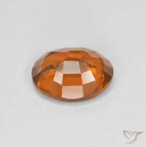 9,17 ctw natürlicher Mitteldunkles Orange Hessonit-Granat, Oval, VS