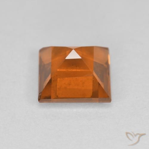 9,17 ctw natürlicher tieforange Hessonit-Granat, Quadrat, VS