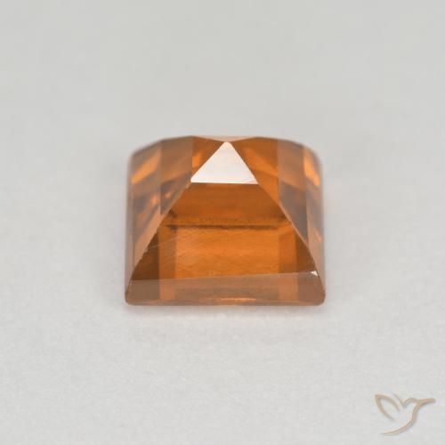 9,17 ctw natürlicher Mittelorange Hessonit-Granat, Quadrat, VS