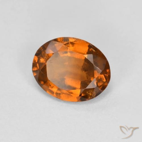 9,17 ctw natürlicher Mittelorange Hessonit-Granat, Oval, VS