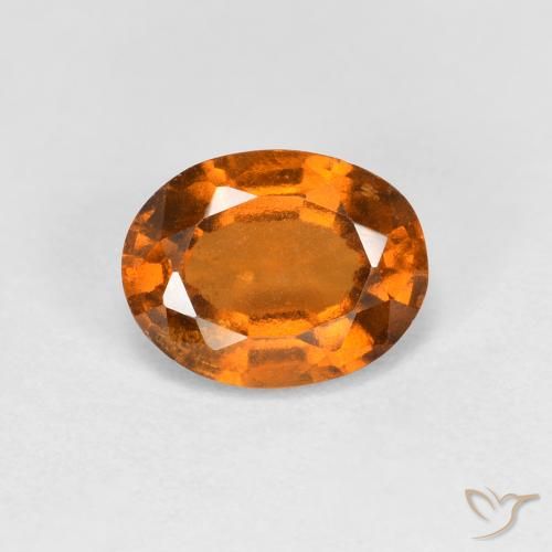 1.27ct Natürlicher Mittelorange Hessonit-Granat, Oval, VS