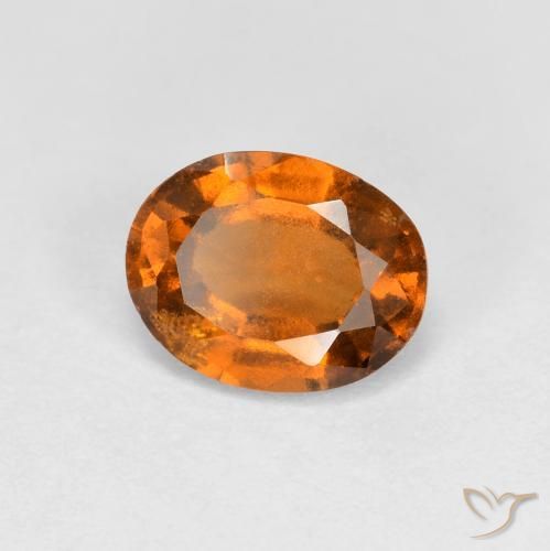 9,17 ctw natürlicher Mittelorange Hessonit-Granat, Oval, VS