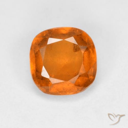 1.19ct Natürlicher Mittelorange Hessonit-Granat, Kissen, VS