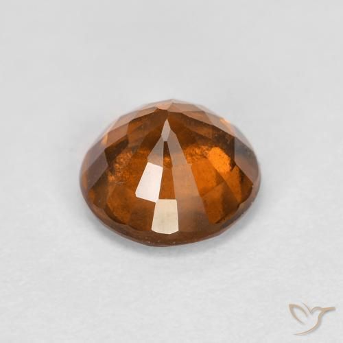 9,17 ctw natürlicher rötlich-orange Hessonit-Granat, Runden, VS